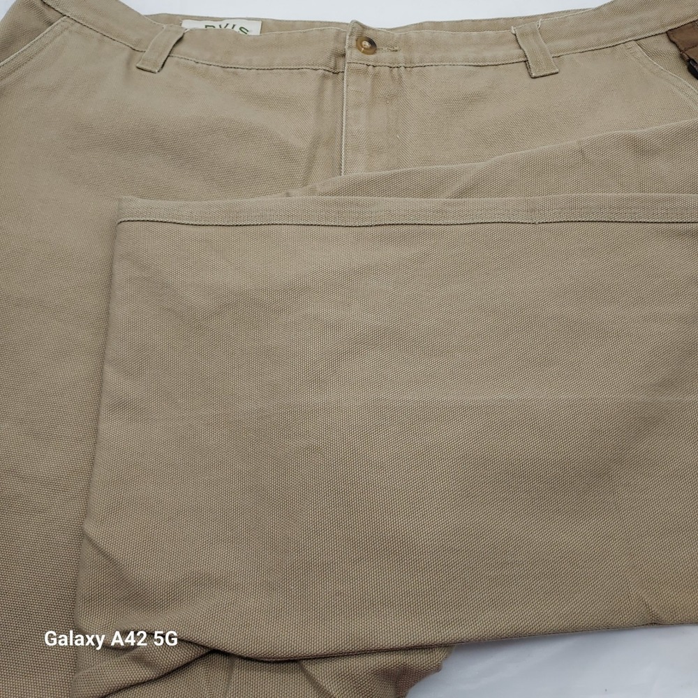 Orvis Sporting Traditions Mens 42 Tan Cotton Canvas Straight Leg Field Pants